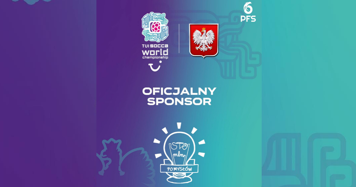 Organizator Stomil Cup Fundacja Sto Milionów Pomysłów została sponsorem reprezentacji Polski Socca